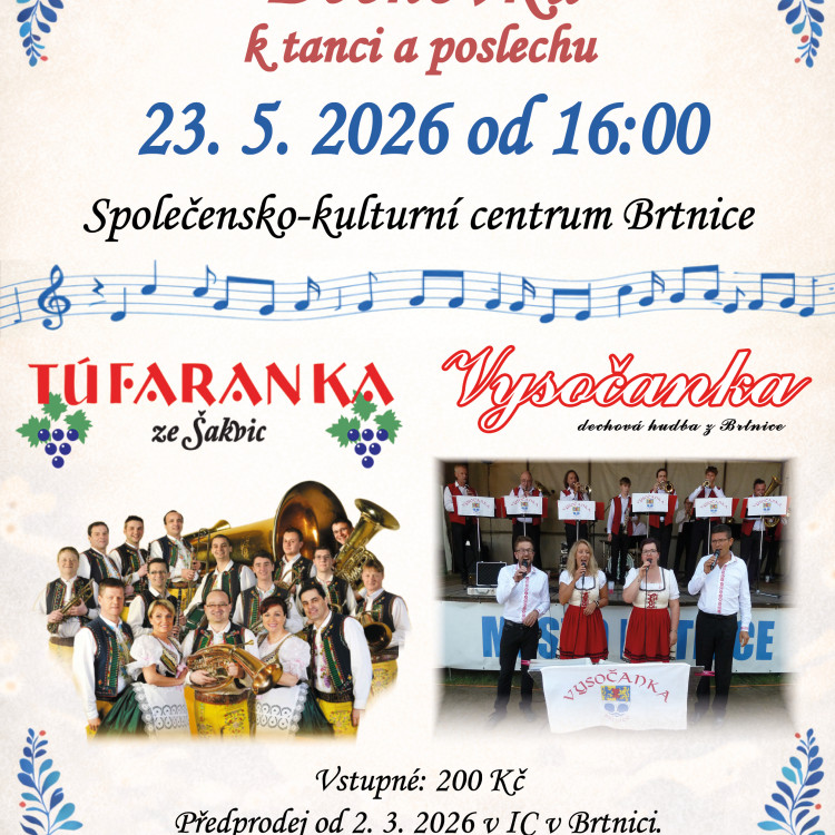 Dechovka k tanci a poslechu