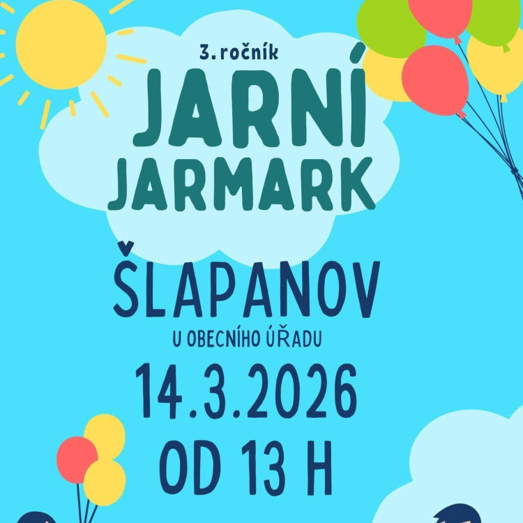 Jarní jarmark Šlapanov 2026