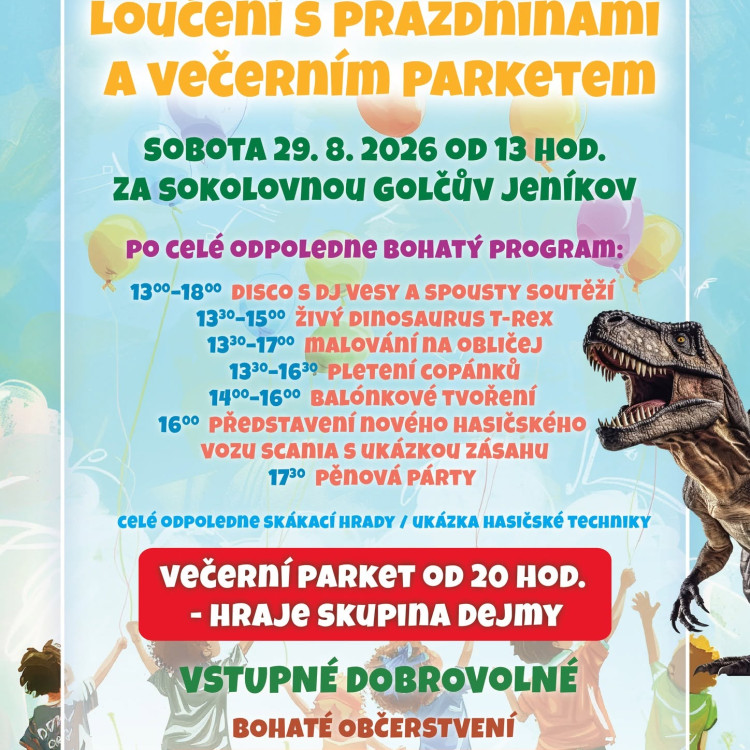 Loučení s prázdninami a letním parketem