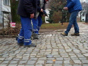 Parkovací špunty v Jihlavě