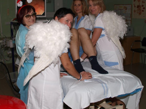 Mikulášský maraton v jihlavské nemocnici