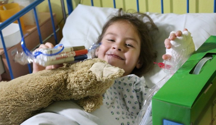 Ježíšek v jihlavské nemocnici