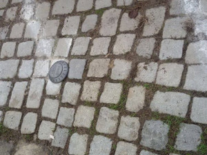 Parkovací špunty na Minoritském náměstí