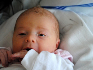 První miminko Vysočiny Sofinka