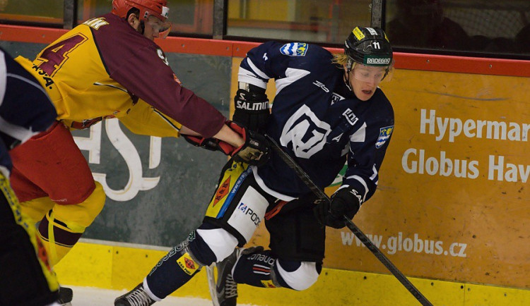 Dukla Jihlava nezvládla domácí zápas s Havířovem, prohrála 2:4