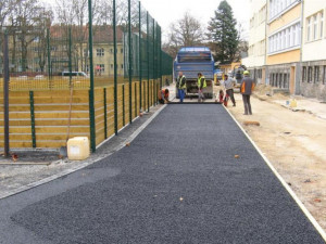 Vylepšené sportoviště u ZŠ  T. G. Masaryka