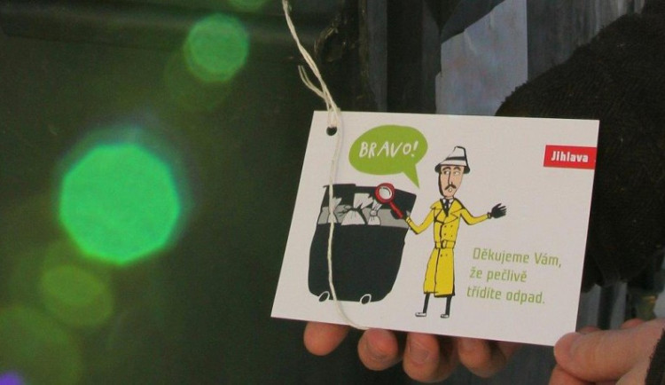 Vtipnou formou chce jihlavská radnice zkontrolovat a zároveň obyvatele podpořit v třídění odpadu.