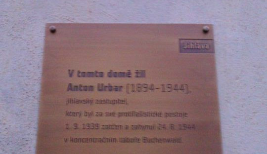 Pamětní deska ve Smetanově ulici