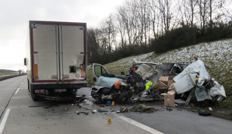 Dnešní tragická nehoda na dálnici D1