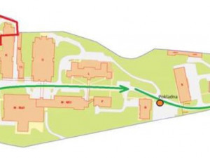 Změny v dopravní situaci v areálu třebíčské nemocnice