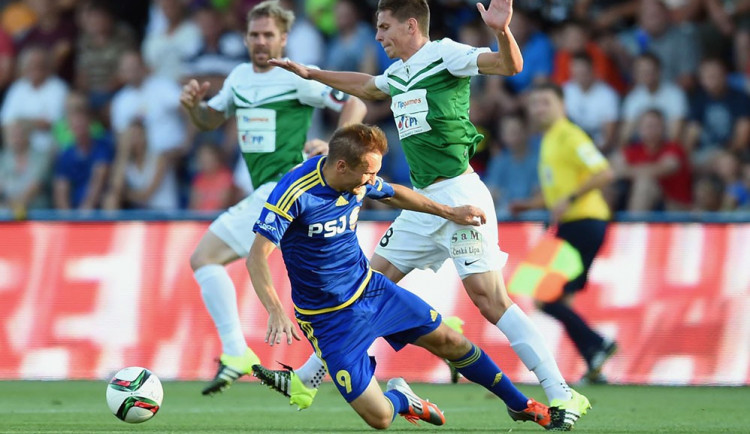 Červenými kartami oslabená Jihlava prohrála jarní premiéru v Jablonci výsledkem 2:0