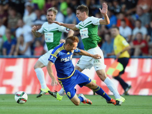 Červenými kartami oslabená Jihlava prohrála jarní premiéru v Jablonci výsledkem 2:0