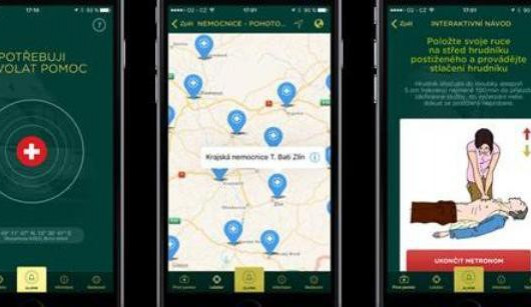 Mobilní aplikace pomůže záchranářům vyhledat místo nehody nebo kde se nachází pacient