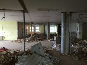 Opravy oddělení interny již začaly