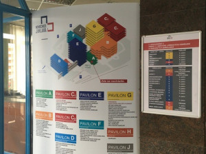 Nemocnice ve vestibulu pro pacienty připravila nový navigační systém