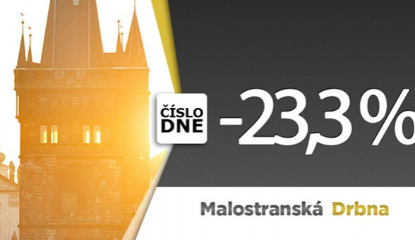 ČÍSLO DNE: -23,3 %