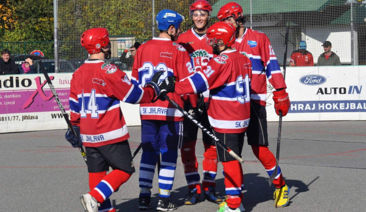 Jihlavské hokejbalové "béčko" vstupuje do semifinále play-off, v sobotu hostí Jundrov