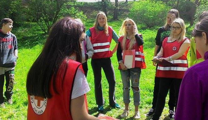 Mladí zdravotníci pátých a devátých tříd dnes soutěžili v Jihlavě