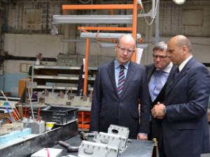 Vysočinu navštívil premiér Bohuslav Sobotka