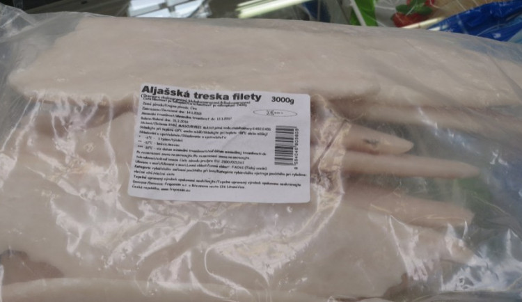 Tříkilové balení tresky z Makra