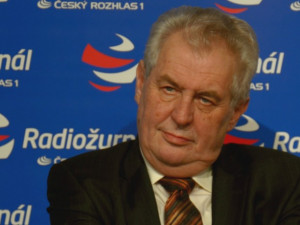 Prezident Miloš Zeman předá při návštěvě Vysočiny vysvědčení studentům v Třebíči