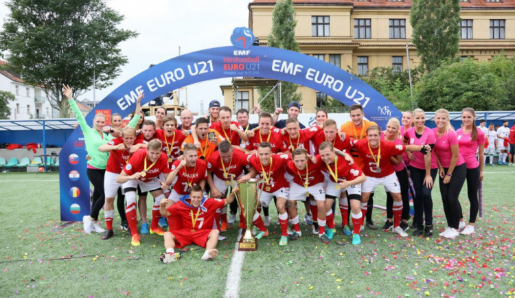 Češi ovládli ME v malé kopané do 21 let, Daniel Kavka z Jihlavy byl nejlepším hráčem turnaje