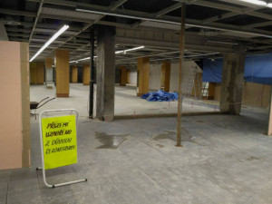 Jihlavský Prior prochází rekonstrukcí, spodní patro nově obsadí prodejna s elektrem