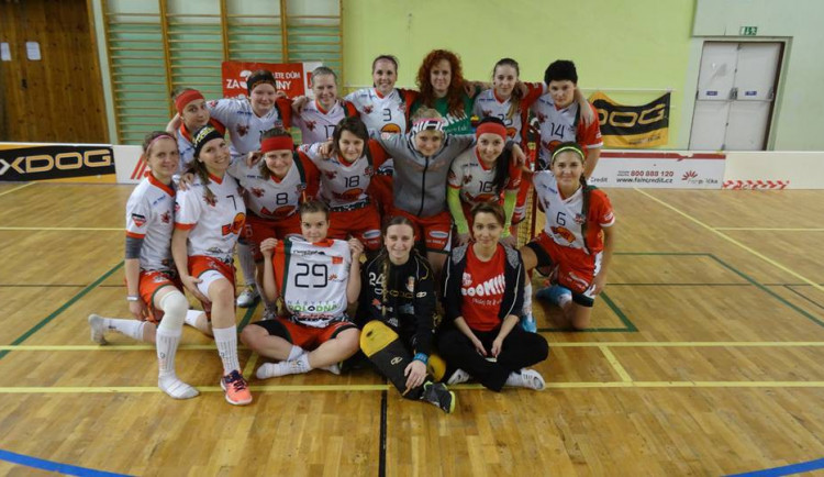 Florbalistky SK Jihlava o víkendu dvakrát vyhrály a posunuly se na třetí příčku první ligy