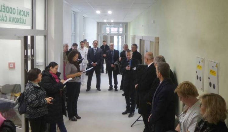 Rekonstruovaný pavilon nemocnice v Havlíčkově Brodě dnes slavnostně zahájil provoz