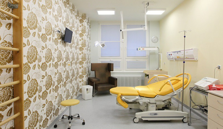 Porodní pokoj v jihlavské nemocnici