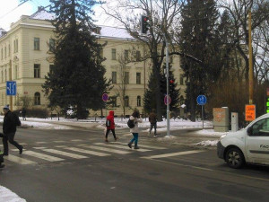 Jihlava má další světelnou křižovatku. Semafory u autobusového nádraží již fungují