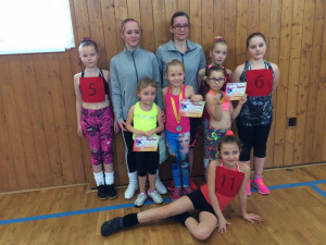 Závodnice M studia Jihlava posbíraly celkem tři medaile na závodech aerobiku v Kutné Hoře