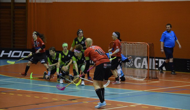 Prvoligové florbalistky SK Jihlava dvakrát vyhrály a vedou první ligu, FBŠ slaví vítězství jedno