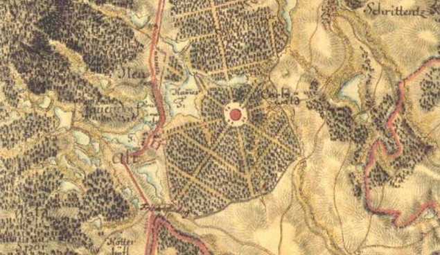 Karlův les. I. vojenské mapování – josefské 1764-1768 a 1780-1783