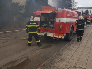 V Dobroníně na Jihlavsku shořel bývalý hostinec. Škoda se vyšplhala na 700 tisíc korun