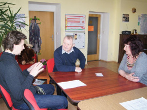 FOTO: Služby Oblastní charity Jihlava navštívil náměstek primátora Vratislav Výborný