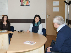 Služby Oblastní charity Jihlava navštívil náměstek primátora Vratislav Výborný