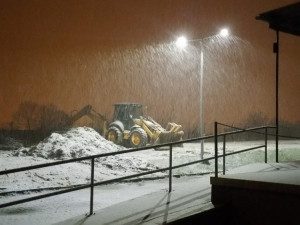 FOTO: Vysočinu na konci dubna překvapil sníh