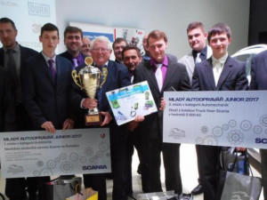Student z jihlavské automobilní školy suverénně zvítězil v soutěži Autoopravář Junior 2017