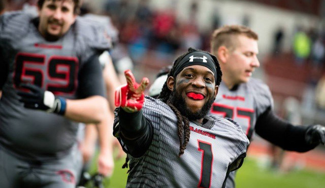 Naprostá dominance. Vysočina Gladiators vyhráli nad Hellboys 74:0 a vévodí tabulce třetí ligy