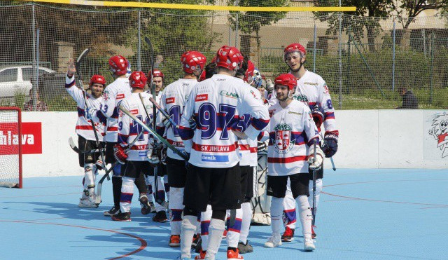 Béčko SK Jihlava postoupilo přes Kyjov do finále Jihomoravské hokejbalové ligy