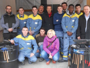 Mladí kováři z Francie sbírali zkušenosti v Jihlavě. Týden strávili u Leopolda Habermanna