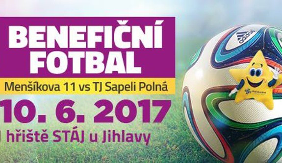 Když fotbal pomáhá... Nadační fond Šťastná hvězda pořádá benefici na podporu léčby mozkové obrny