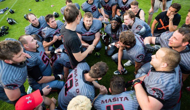 Vysočina Gladiators rozstříleli Bucks 77:0, v základní části třetí ligy vyhráli všechny svoje zápasy