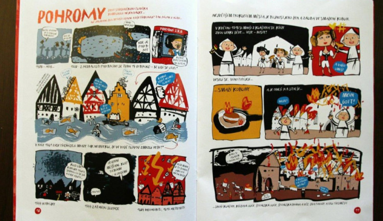 Jihlavská radnice má novinku. Vydala dějiny města jako příběh dvou ježků v komiksu