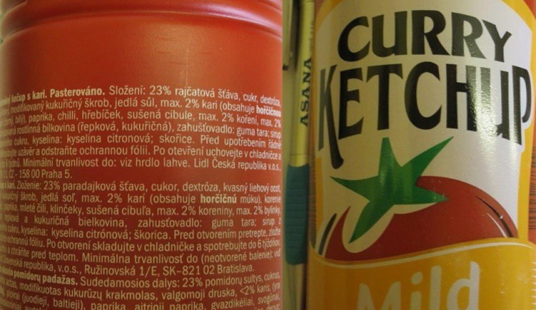 Kečup z Lidlu, který neobstál v rozboru