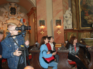 Na zámku v Jaroměřicích nad Rokytnou natáčel štáb ruské televize. Zajímal je Rok baroka