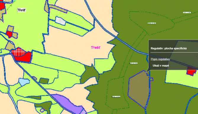 Nový územní plán Třeště umožní rozvoj výcvikového areálu policie