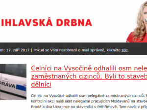 Jihlavská Drbna nově nabízí denní souhrn zpráv