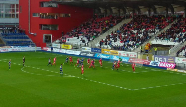 Po dvou domácích výhrách následuje prohra. Vysočina s Olomoucí padla 0:1